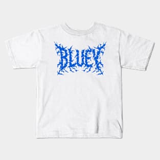 Death Metal Bluey Kids T-Shirt